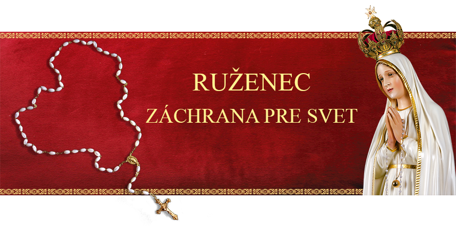 Ruženec - záchrana pre svet