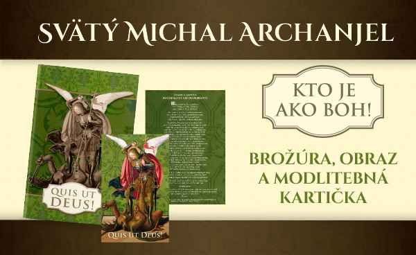 Svätý Michal Archanjel - brožúrka a obrázok